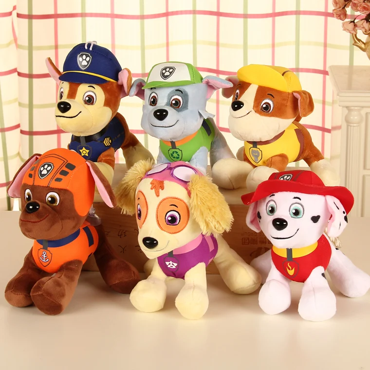 20 см PAW Patrol кружки Paw плюшевые игрушки чучела Кукла Плюшевая хлопковая собака