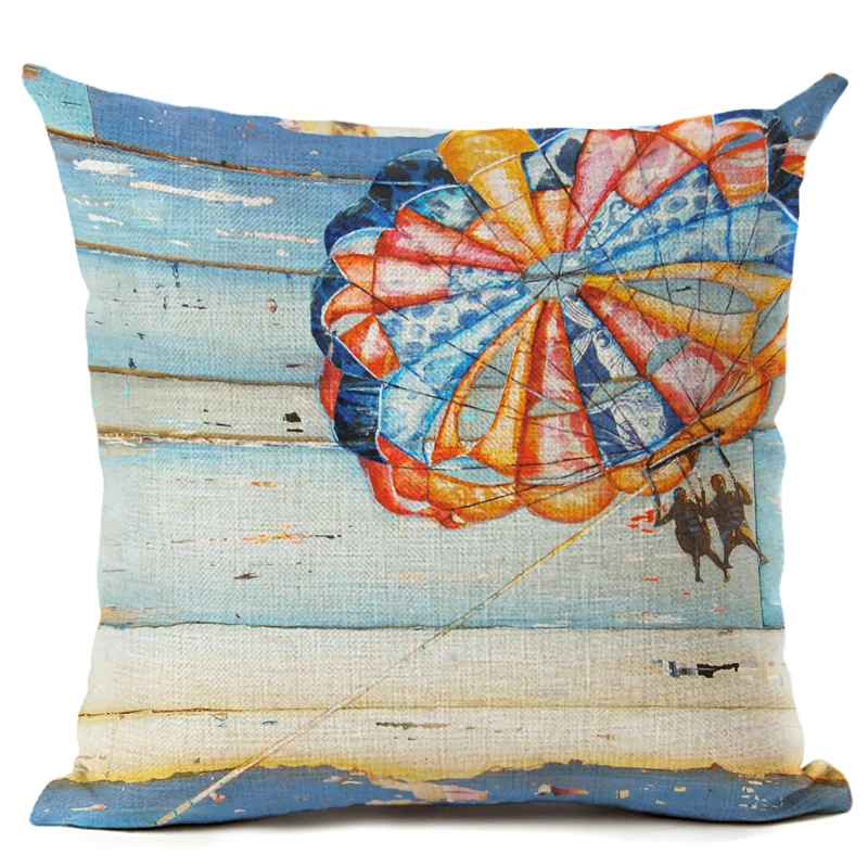 2016 Новый креативный модный домашний декор наволочка Ретро пляжная домашняя