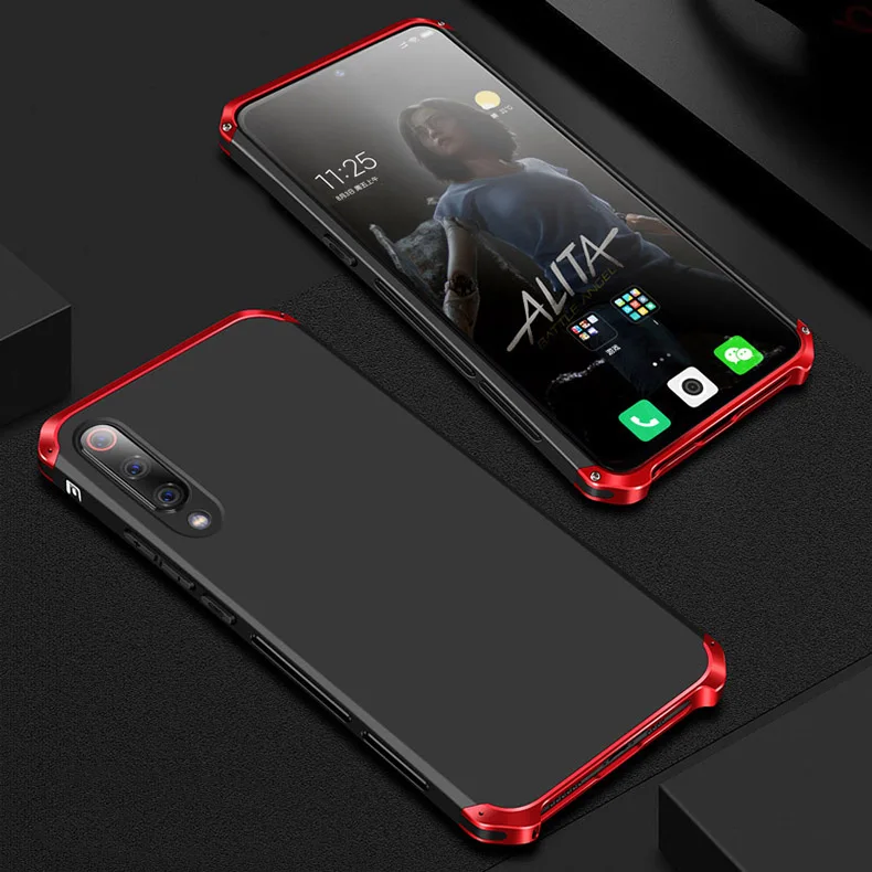 Роскошный противоударный чехол для Xiaomi Redmi Note 8Pro, алюминиевый металлический каркас, жесткий чехол из ТПУ Для Xiaomi 9 Note7 Mi8, чехол, броня, Fundas
