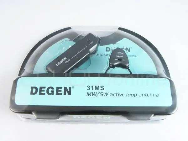 Внутренняя активная антенна Degen DE31MS с мягкой петлей для MW и SW FM радио A0797A оптовая