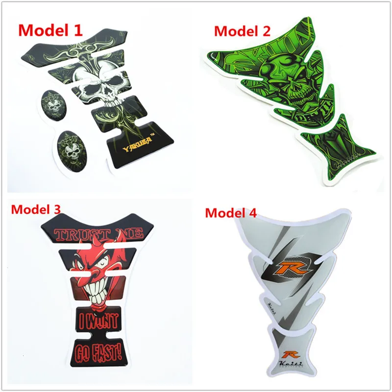 3d наклейка для мотоцикла Newbee на бак топлива с черепом Yamaha Honda Suzuki Kawasaki|sticker for