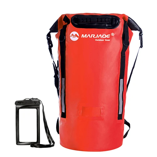 Red 40L MARJAQE 40L Muitifunctional прочный Сверхлегкий Рафтинг Кемпинг походный плавательный водонепроницаемый мешок сухая сумка наборы для путешествий на открытом воздухе - Цвет: Red 40L
