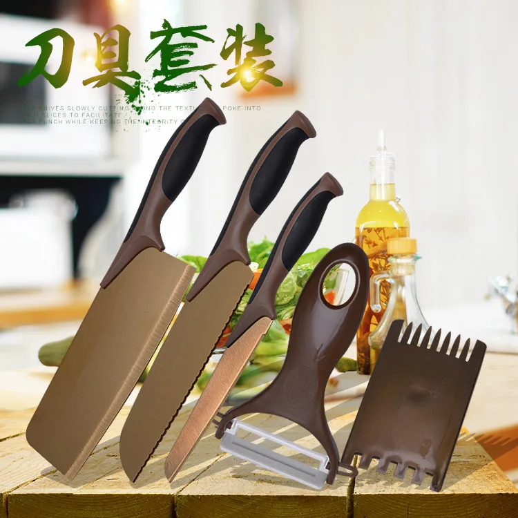 5 компл. кухни Горячие 100 лет роза нож производителей многофункциональный