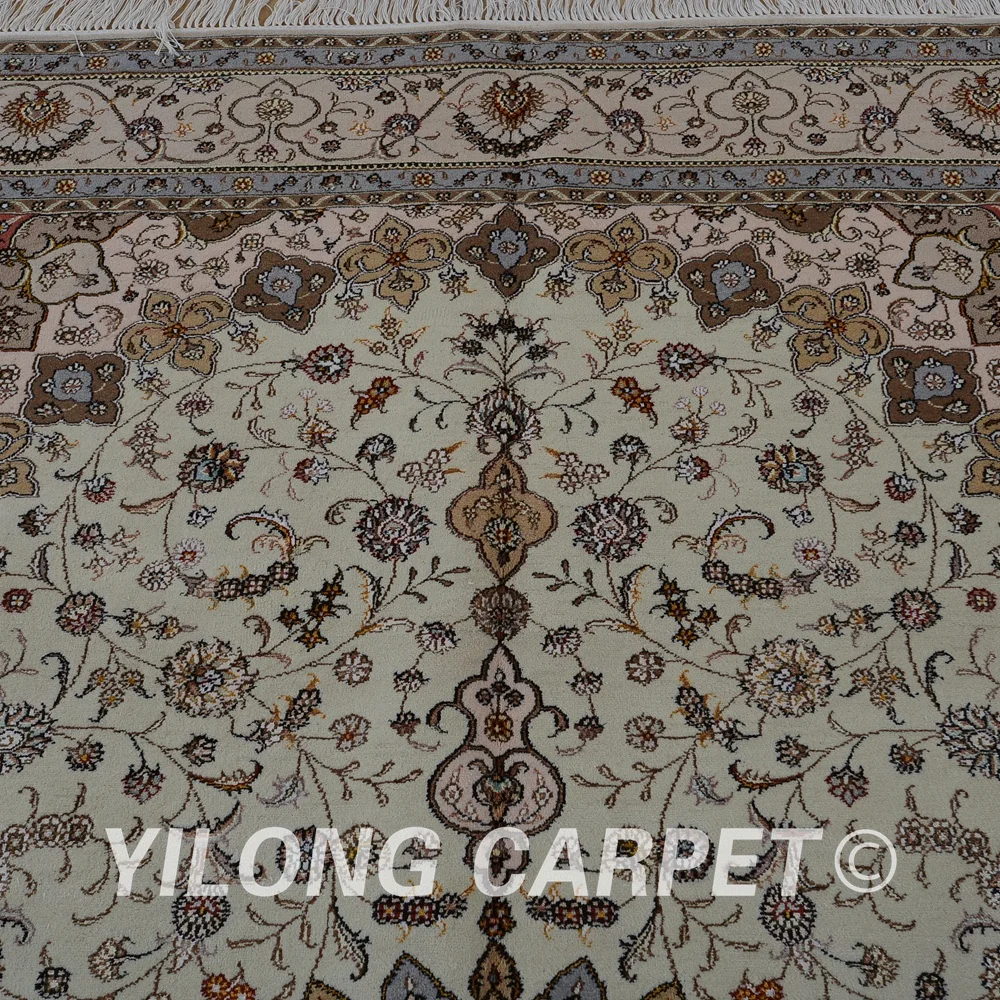Yilong 6'x9' Восточная шерсть ручной работы ковер изысканный 100% ковры (1403) | Дом и