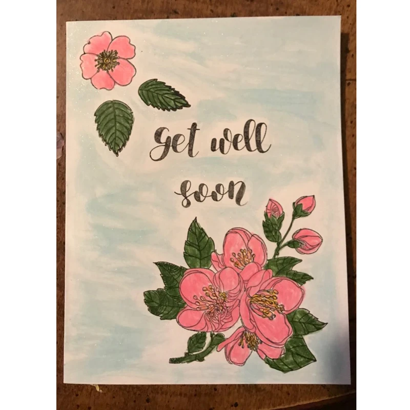 Цветок альбом для скрапбукинга DIY фотокарты резиновая фотобумага прозрачный