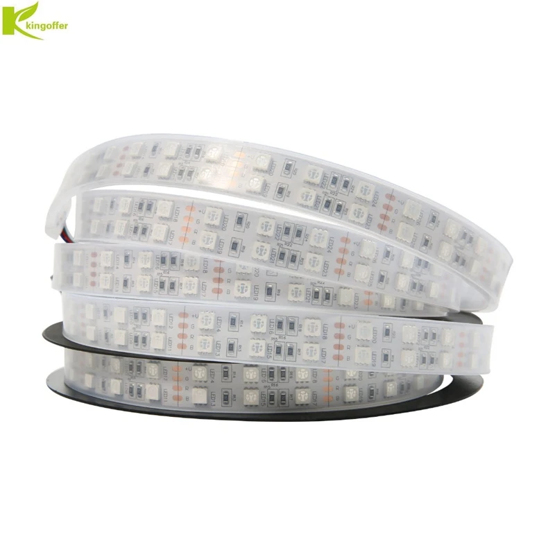 Kingoffer СВЕТОДИОДНАЯ лента SMD 5050 120 светодиодов/м DC12V силиконовая трубка