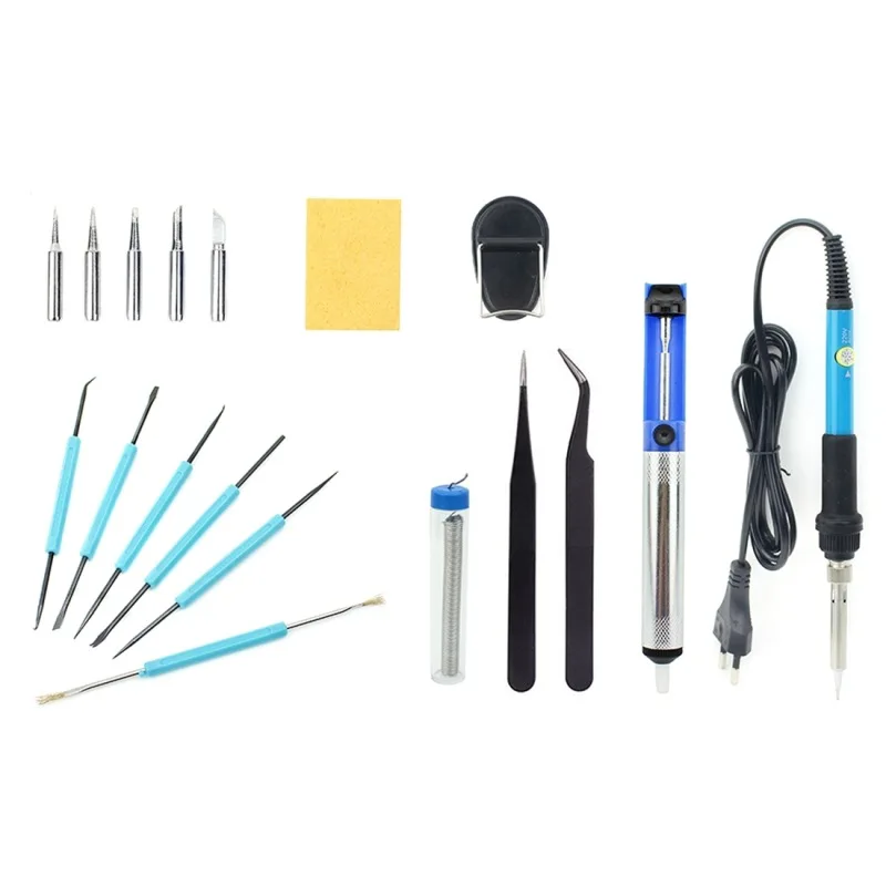 18 in 1 Soldering Iron Tool Set with Bag EU Plug | Инструменты