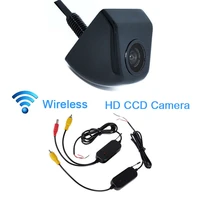 universal wireless hd car rear front view ccd 170degree wide angle night vision waterproof parking camera free shipping