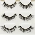 Искусственные ресницы для наращивания, 3 пары