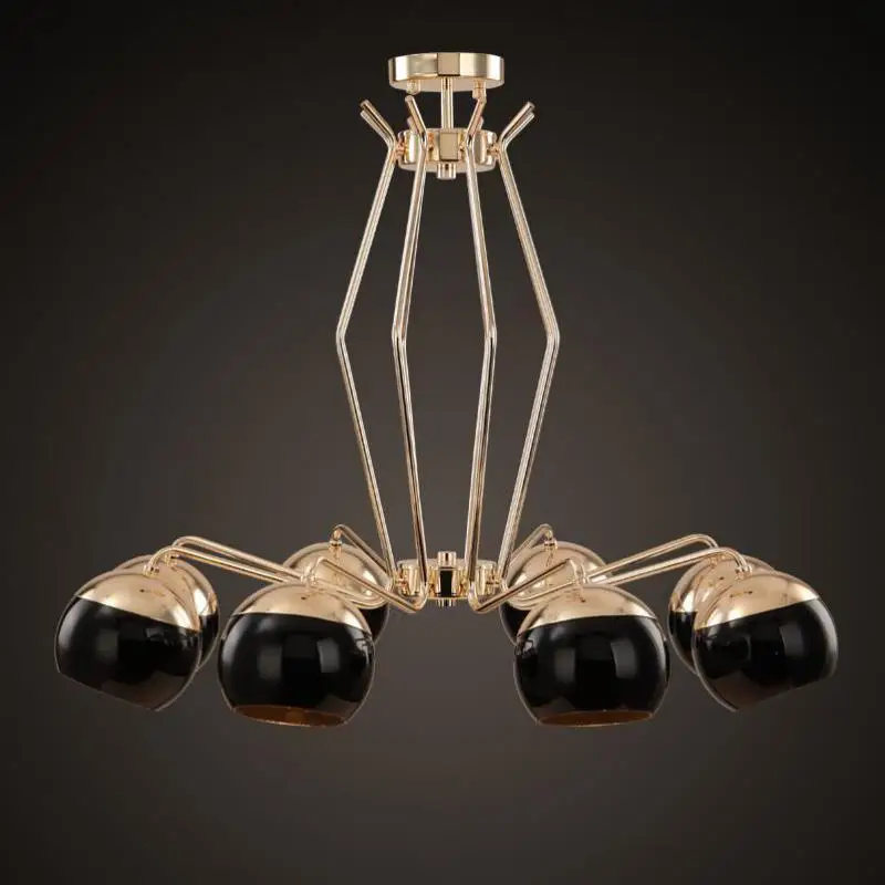 vintage Octopus mechanical Pendant Lights Post Modern Nordic style Bedroom gold black cafe Lamps shopcase led Lamparas Colgantes | Лампы и