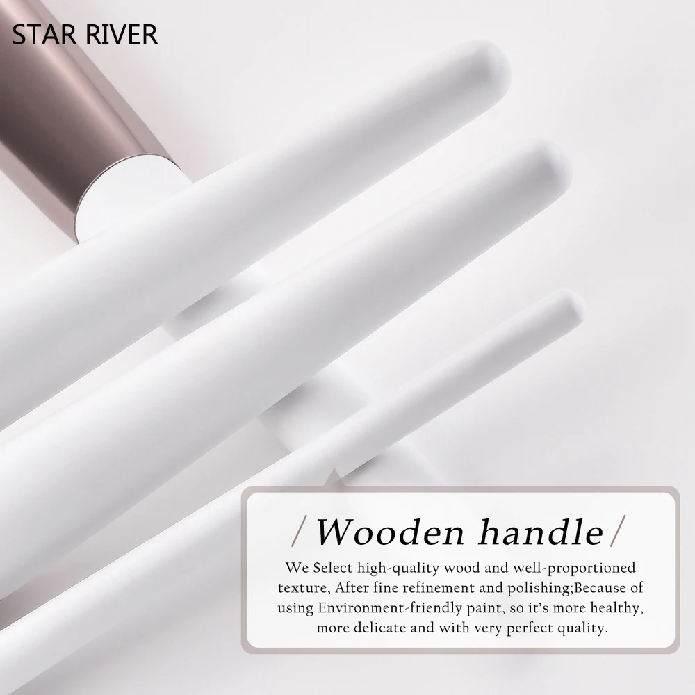 Набор кистей для макияжа [SR] набор из 8 пудры румян теней век кисть растушевки