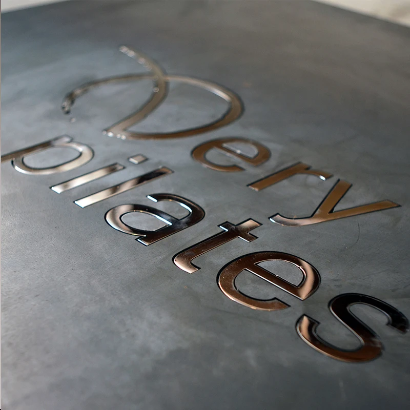 Пластина из нержавеющей стали декоративный дизайн металлический знак табличка