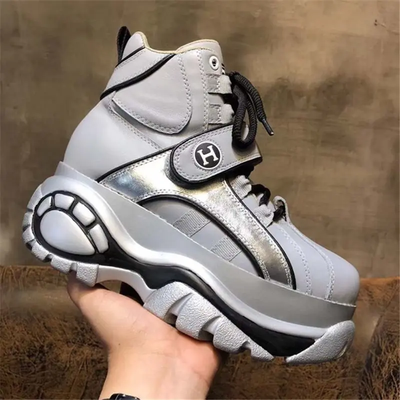 Женская обувь Новинка осени 2019 женские кроссовки из натуральной кожи на