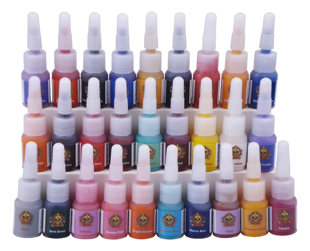 Лидер продаж 2 Топ татуировки набор для постоянного Макияж Татуировки и боди арт