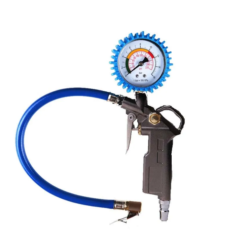 Автомобильный тестер давления в шинах измеритель воздуха Измерение 220psi гибкий