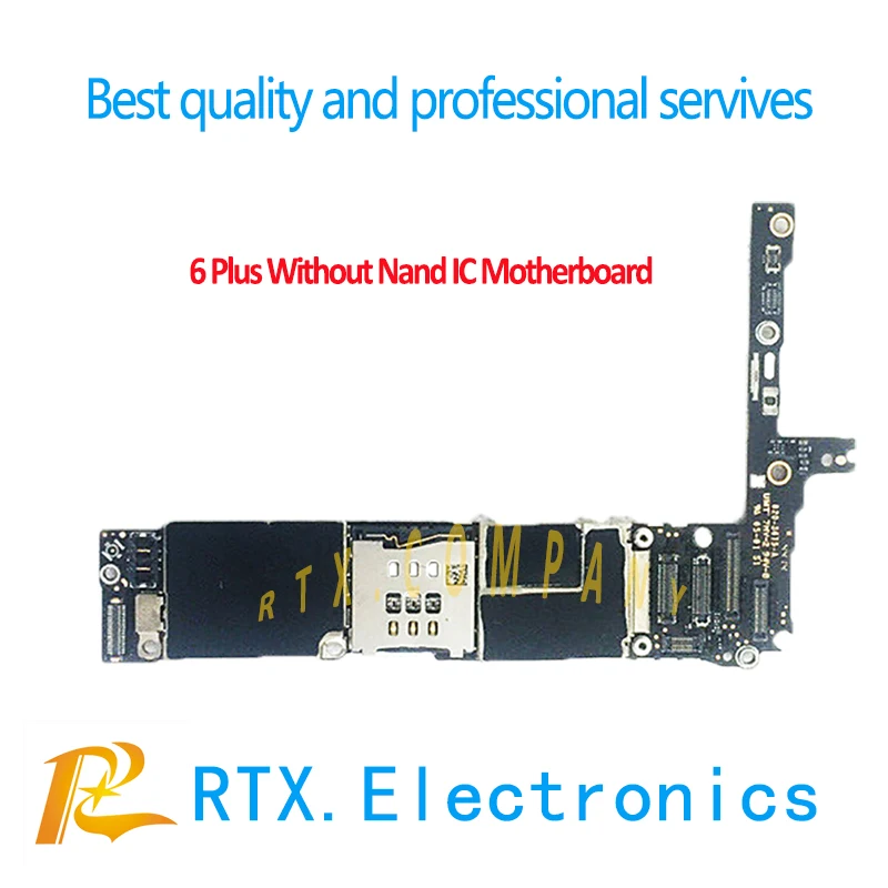 Для IPhone 6 6plus 6s 6s p 7 7 Plus 8 8plus X логическая плата без микросхемы Nand Flash используется поврежденная материнская плата ремонт Обучение мастерству