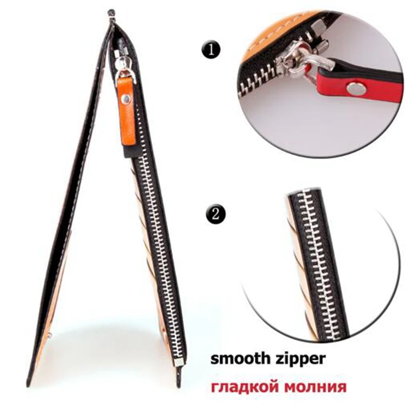Hengsheng повседневные женские кошельки на молнии Тонкий кошелек из искусственной