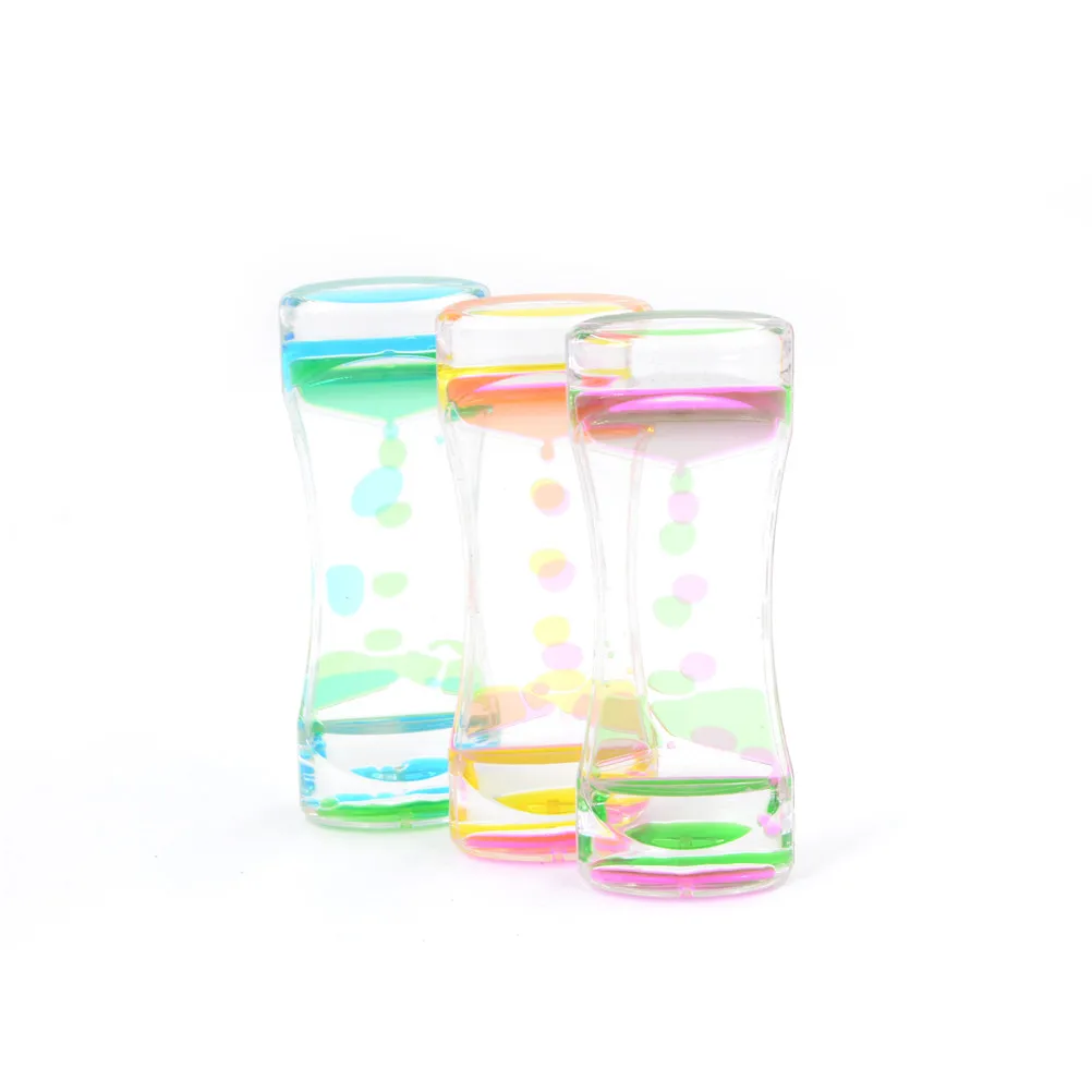 Новинка 2017 красочные масляные часы жидкость движение пузырь неваляшка