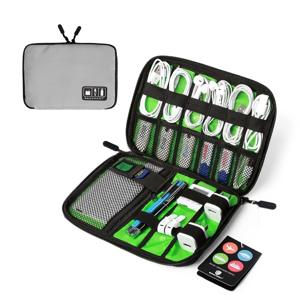 Electronic Accessories Organizers Bag For Hard Drive Earphone Cables USB Flash Drives Travel Case Digital | Багаж и сумки