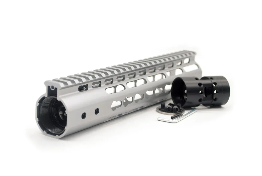 AR-15 M4 M16 10 дюймов серый Keymod свободный плавающий цельный стиль Handguard Picatinny Rail Mount System