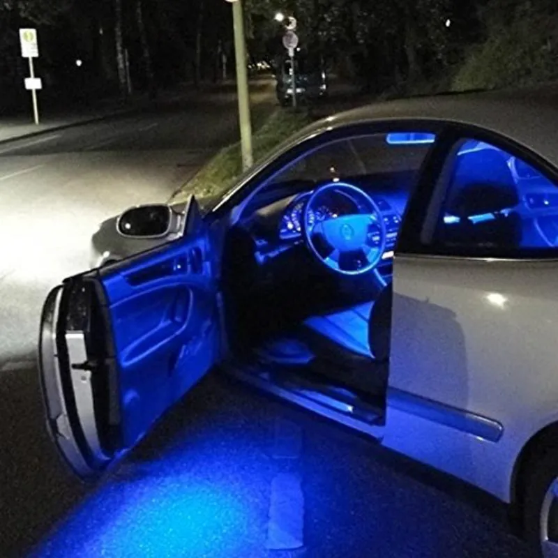 YND 5x для 2004 2008 Ford F 150 SuperCrew Cab Interior Light Package Ice blue светодиодные лампы|interior light|blue ice ledled |