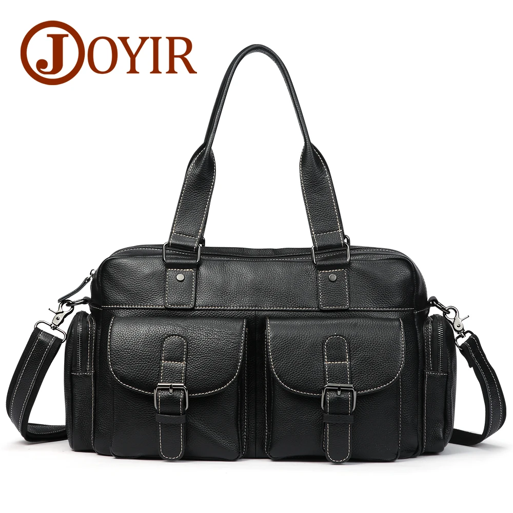 

JOYIR мужские сумки через плечо из натуральной кожи, модные сумки для ноутбука 15 дюймов, портфель, мужская дорожная сумка