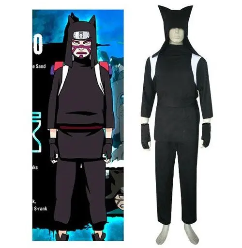 Аниме Наруто Косплей Индивидуальный Канкуро Костюм бесплатная доставка|naruto
