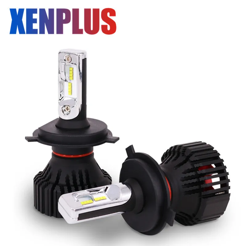 Автомобильная светодиодная лампа Xenplus 2 шт. H7 H4 H11 H3 H1 H8 H13 HB3 HB4 9006 9005 9007 дальний свет