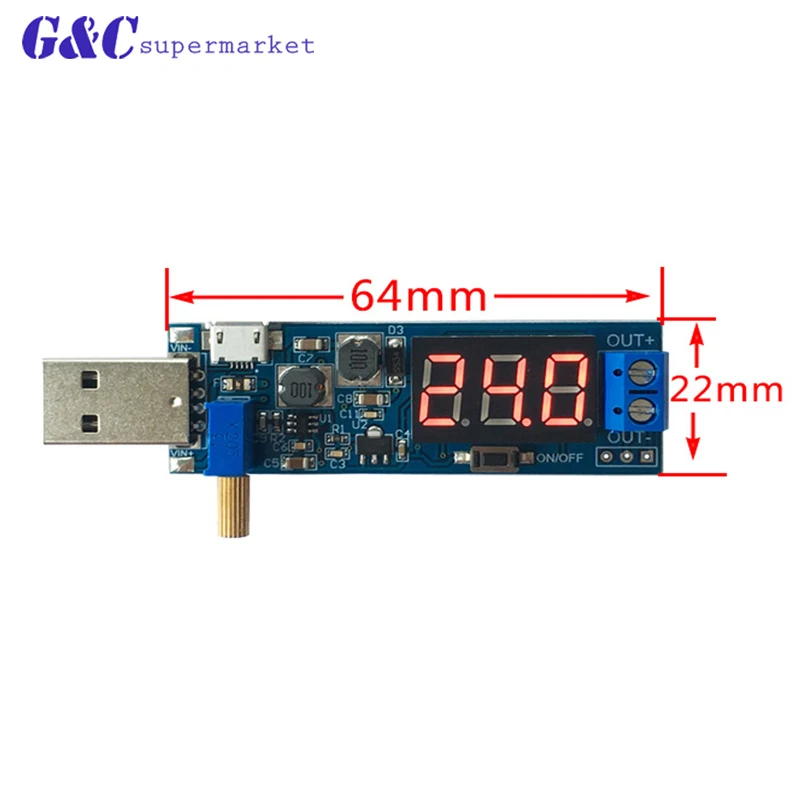 Dc dc 5 В до 3 в/12 в USB понижающий модуль питания регулируемые комбинированные
