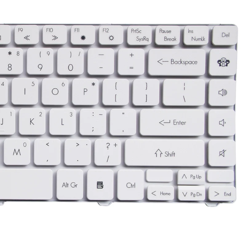 Белая клавиатура GZEELE US для ACER AS 4535G 4741G 4551 4741 4540 4535 4733Z 4736 4736zG 4738ZG 4746 4739Z 3820TG ms2303