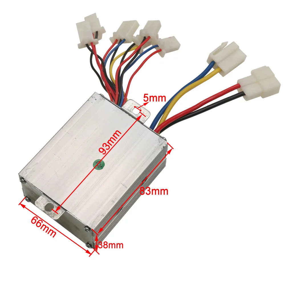 TDPRO 24 V/36 V/48 V 350/500/800/1000W мотор щетка контроллера Скорость поворотный захват дросселя для электрического велосипеда скутера ATV багги велосипед