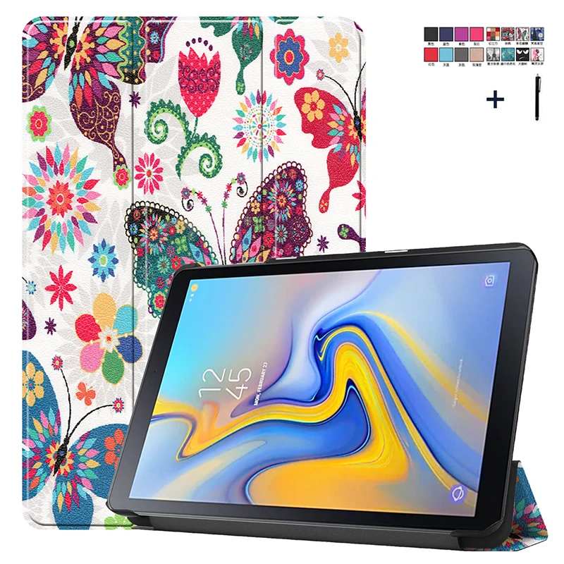 Чехол для Samsung Galaxy Tab дополнительно 2 10 1 дюйма кожаный чехол с откидной крышкой и
