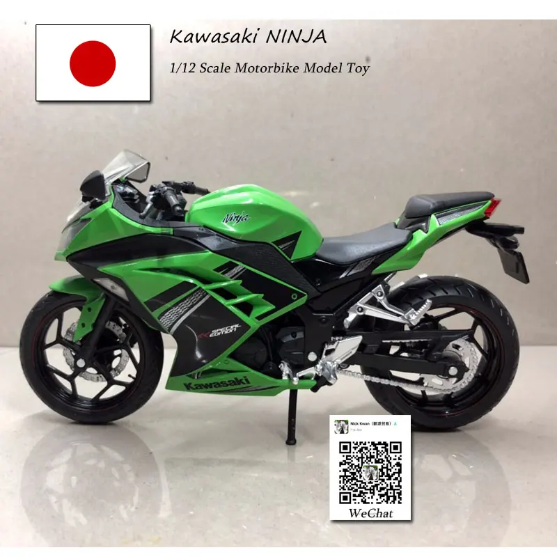 6 шт./лот JOYCITY 1/12 весы игрушки, модели мотоциклов KAWASAKI NINJA/H2 отлитый под давлением металлический мотоцикл модель игрушки