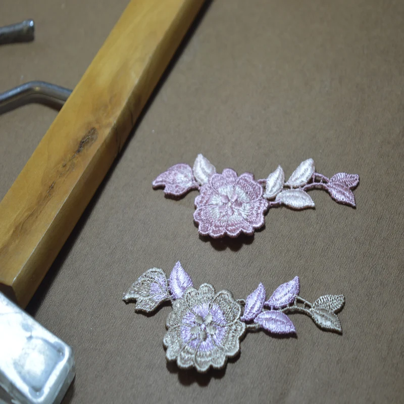 (3pcs/lot)New arrival color floral Sewing Motif Venise Lace Applique for Garment Embroidery patches17112616 | Дом и сад