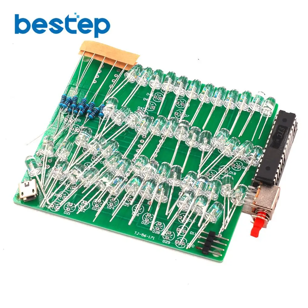 Цветной бликовый пятиконечный Звездный водяной светильник 51 однокристальный