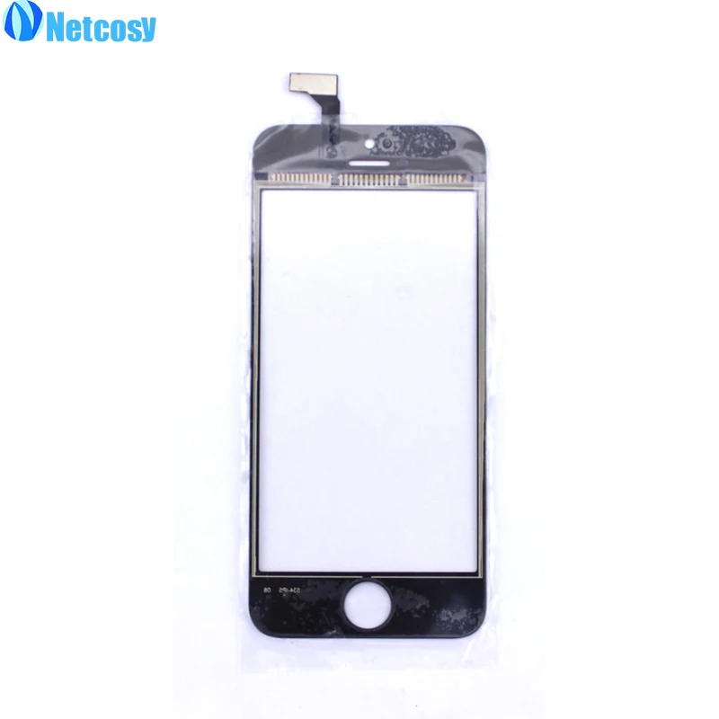 Netcosy для iPhone 4 4G 4S 5G 5S 5C Переднее стекло объектив+ сенсорный экран дигитайзер панель Ремонт объектива для Apple+ 5 мл УФ клей сенсорный экран