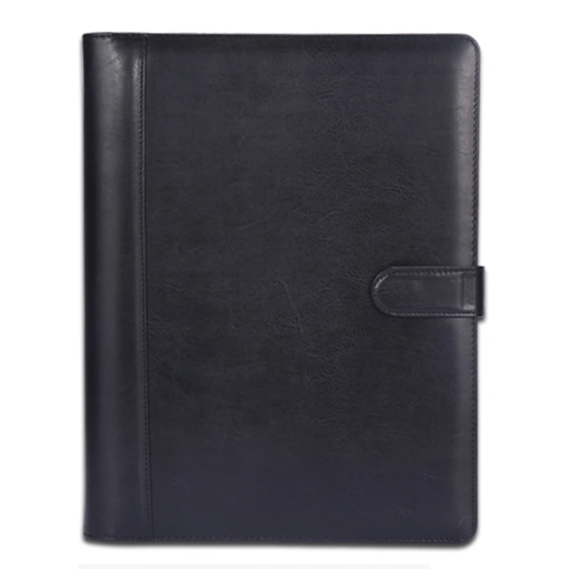 8 пакетов папка для файлов A4 PU кольцо Binder дисплей книга папки с калькулятором