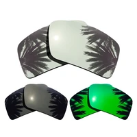 silver mirroredblackgreen mirrored coating 3 pairs polarized replacement lenses for eyepatch 2 100 uva uvb protection