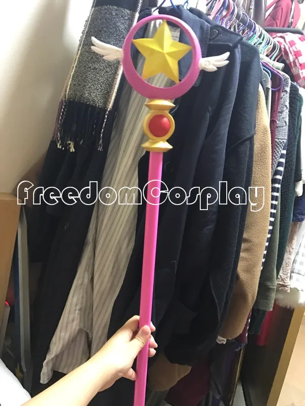 Cardcaptor Sakura Kinomoto костюм птицы Head/Star Magic Stick Wand Staves Accessory Prop |