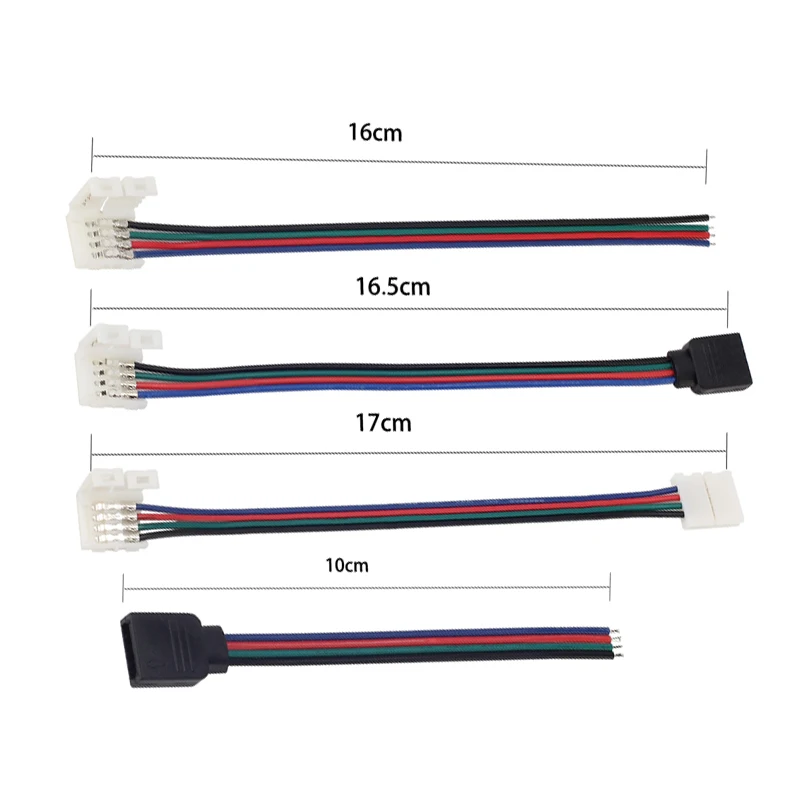 4-контактный 5-контактный разъем для светодиодной ленты RGB RGBW RGBWW Color 5050