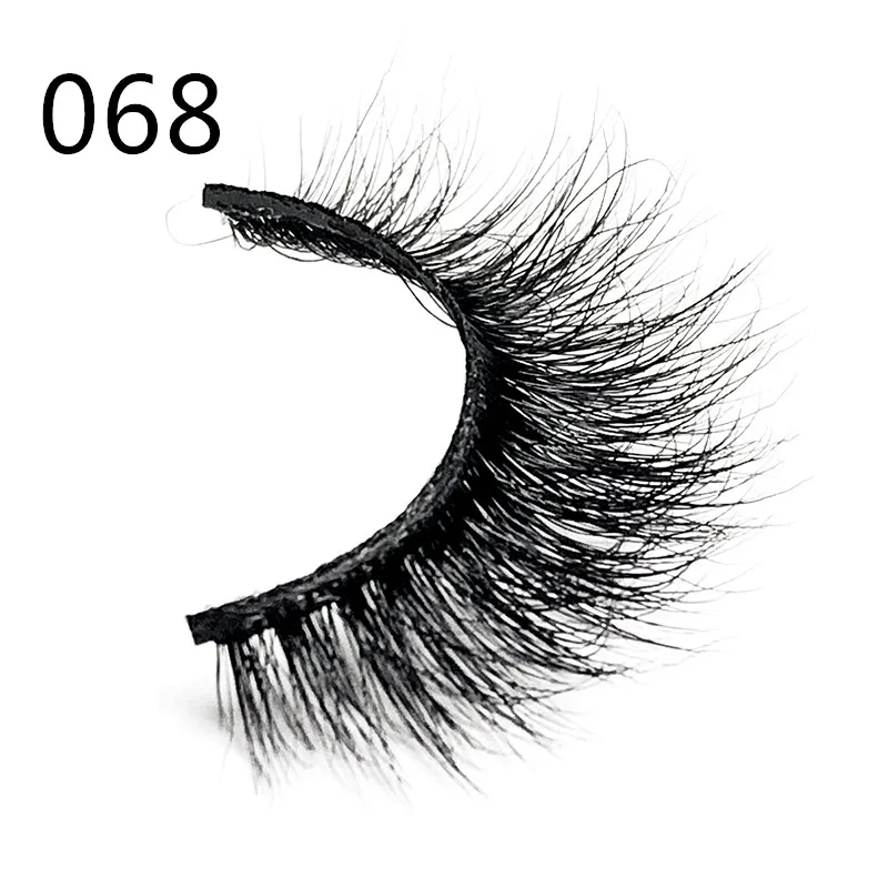 1 пара 3D норковые ресницы перекрещивающиеся ручной работы полная полоса 78 стилей