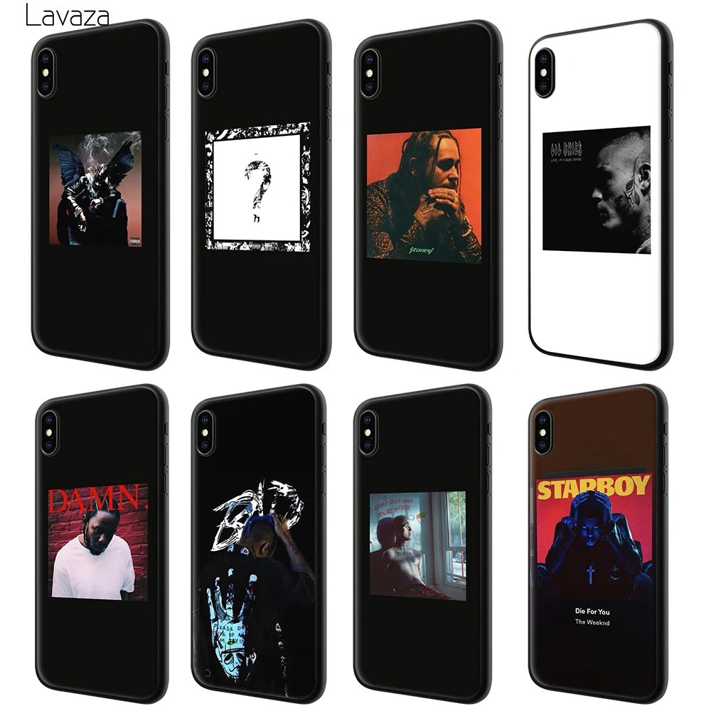 Мягкий чехол Lavaza Rapper music design для Apple iPhone 6 6S 7 8 Plus 5 5S SE X XS MAX XR TPU | Мобильные телефоны и