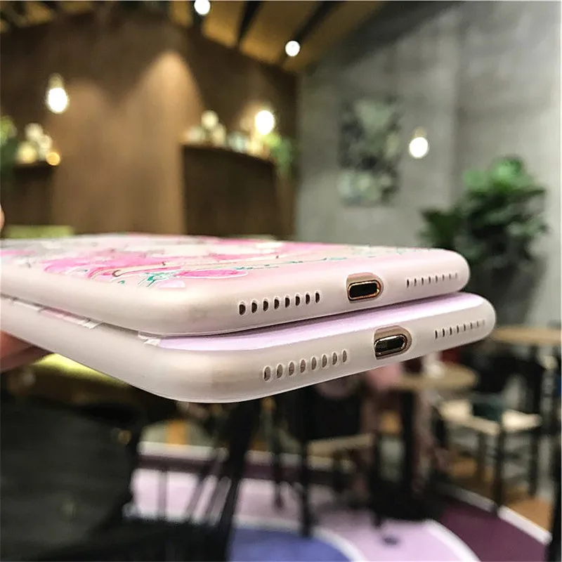 3D рельефный чехол для iPhone 5 5S SE 6 6S 7 8 Plus X Мягкий ТПУ Oppo R9 S R11 plus R15 ЧЕХОЛ ДЛЯ vivo X7 X9 X20