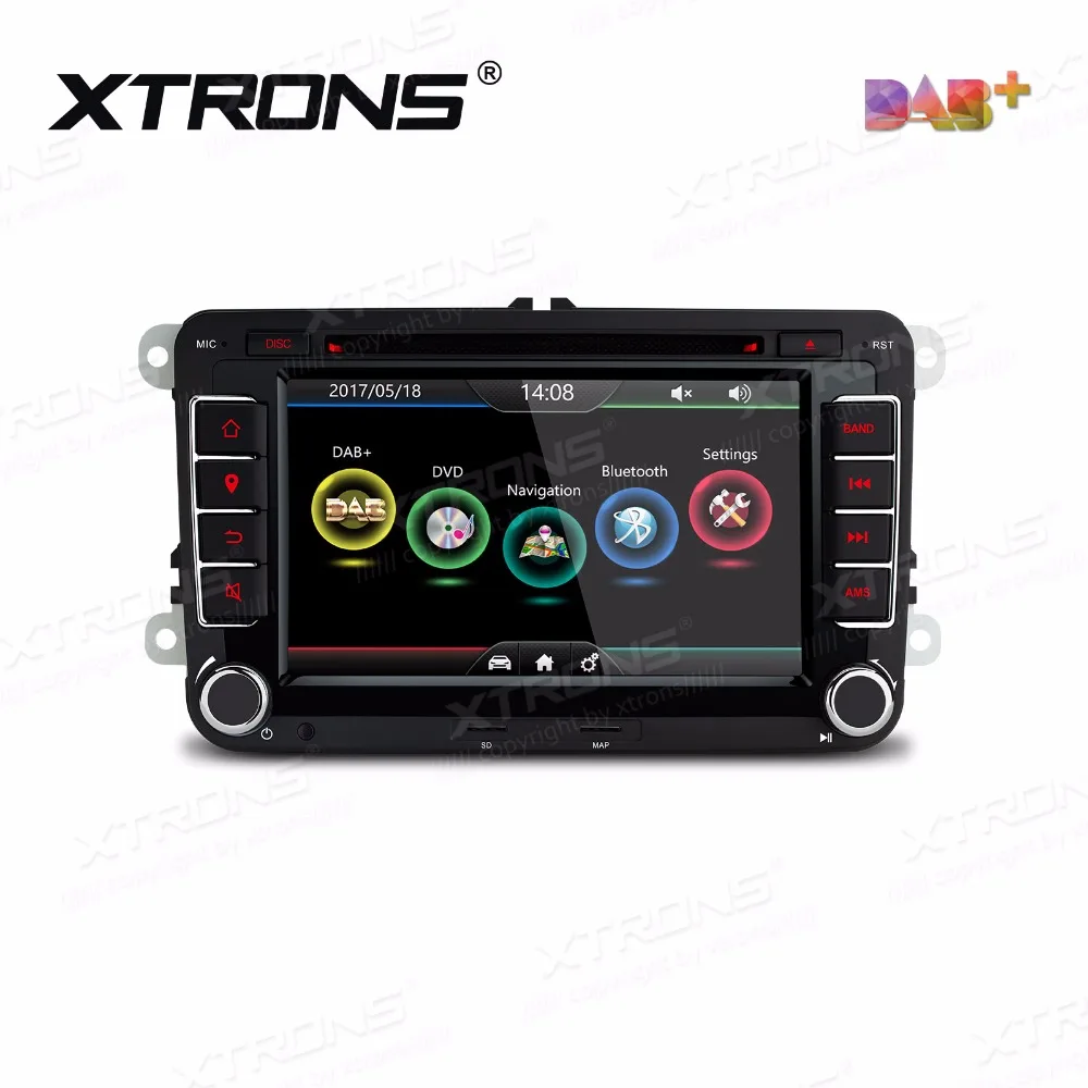 Автомобильный DVD плеер XTRONS 7 дюймов 2 din радио DAB + GPS навигация для Volkswagen Golf MK5 Passat CC