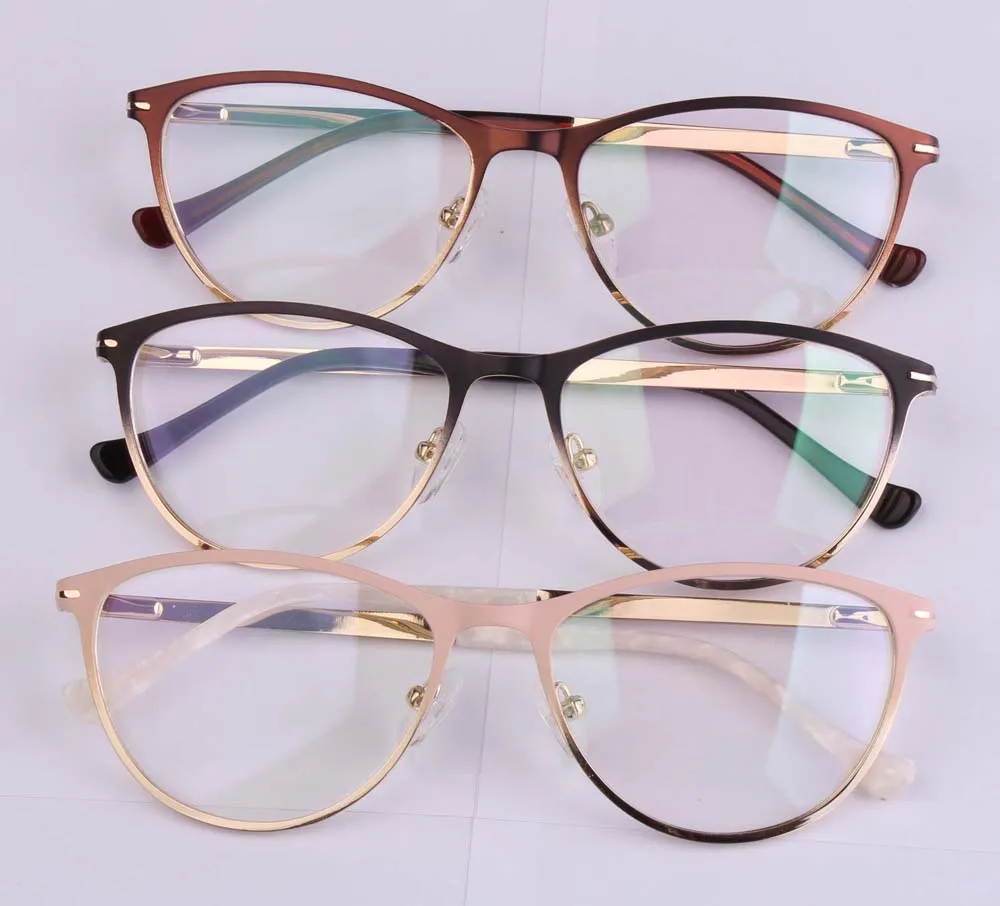 Новинка, модные Oculos de grau, женские очки, оправа, градиентный цвет, оптические, фирменный дизайн, оправа для очков, для женщин, УФ, для близорукости