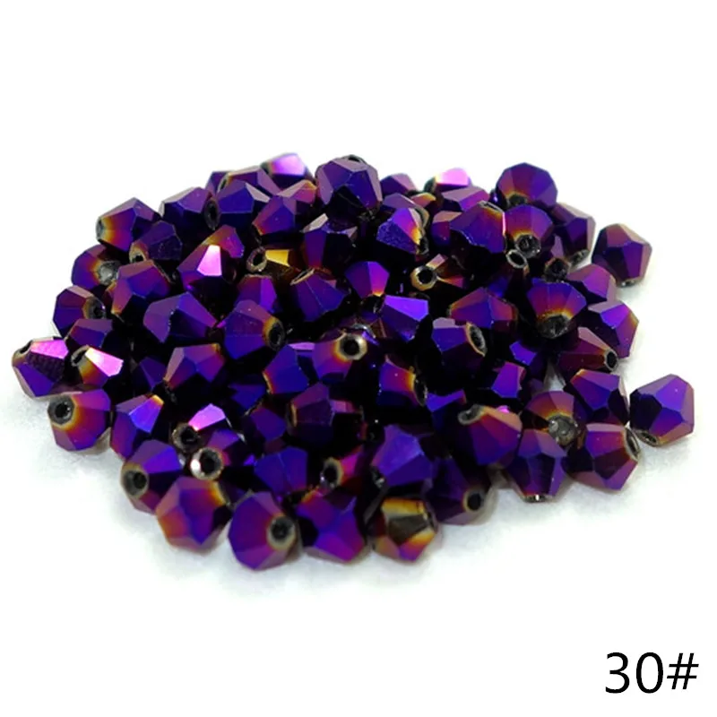 

Wholesale 200pcs 3mm Bicone Crystal Glass Beads Loose Spacer Bead for DIY Jewelry Making