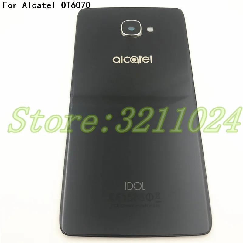 Стеклянный чехол для аккумулятора Alcatel One Touch IDOL OT6070 6070K 6070Y 6070 задняя крышка +