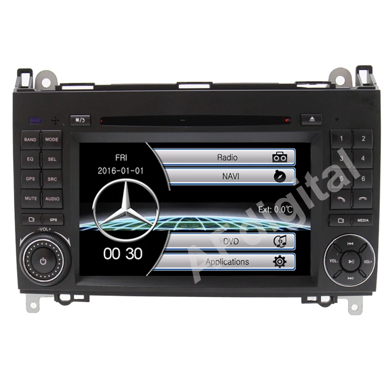 2 Din Автомобильный dvd плеер GPS головное устройство для Mercedes Benz B200 A B Class W169 W245 Viano Vito