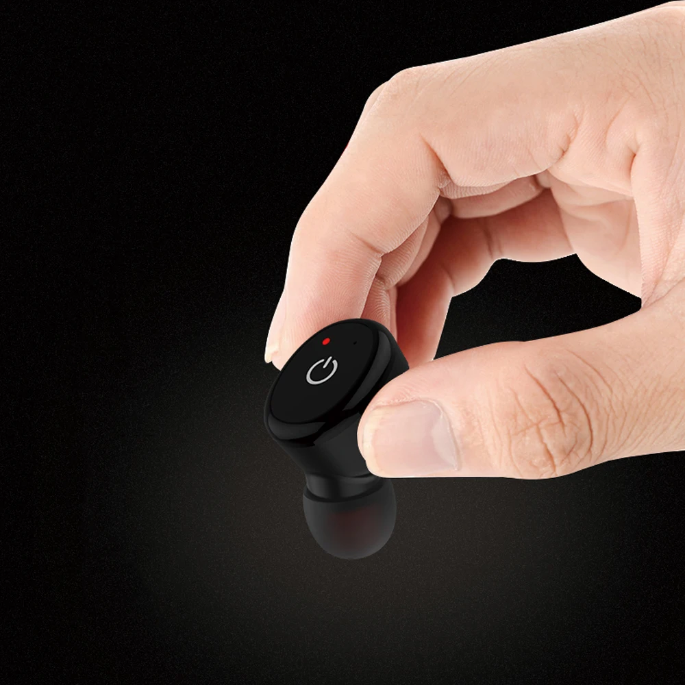 IPX8 Водонепроницаемый Bluetooth наушники мини V4.1 Беспроводной гарнитуры громкой