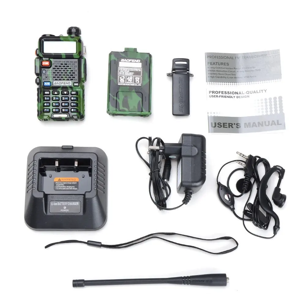 20 шт. Baofeng UV-5r двухстороннее радио uv5r UHF VHF мощный walky talky FM радио